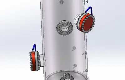 圆罐过滤器外观模型