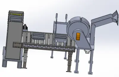 尿垫计数堆垛装置