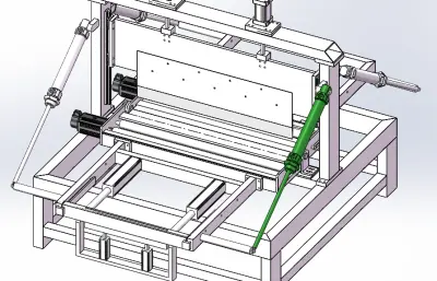 复合彩钢板折边装置