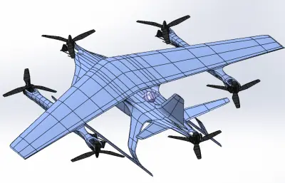 倾转旋翼无人机