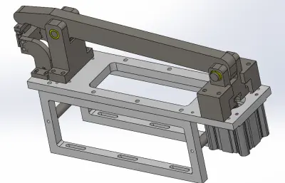 基于连杆原理的压合机构