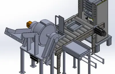 尿垫计数堆垛装置