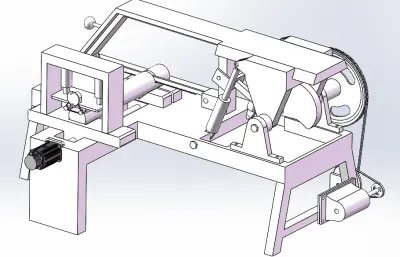 挤压头生产用钢柱切断设备