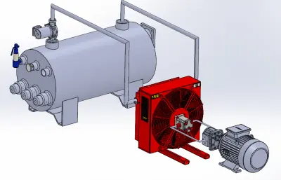 柴油机液压冷却系统