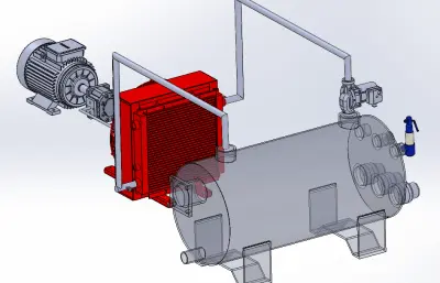 柴油机液压冷却系统