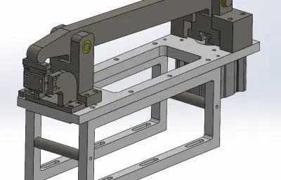 基于连杆原理的压合机构