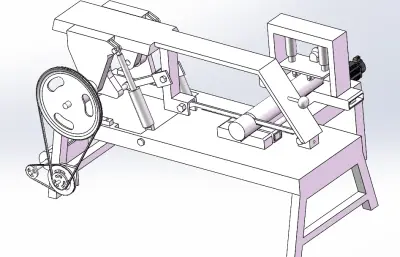 挤压头生产用钢柱切断设备