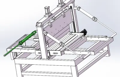 复合彩钢板折边装置