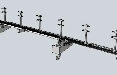 自动转送给料机模型