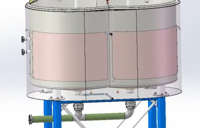 3000L奶酪机模型