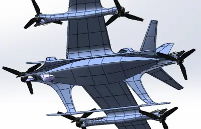 倾转旋翼无人机