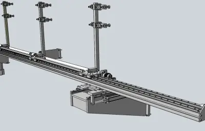 自动转送给料机模型