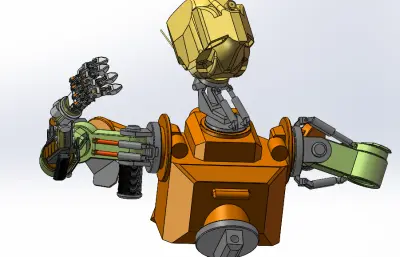 仿生机器人手臂模型