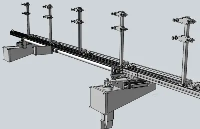 自动转送给料机模型