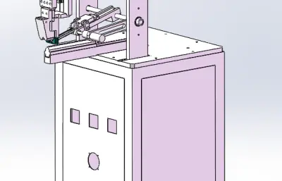 半自动单机头纸盒贴角机