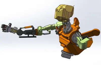 仿生机器人手臂模型