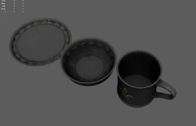 水杯 碗 盘子 餐具