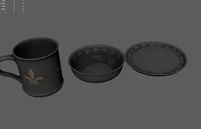 水杯 碗 盘子 餐具