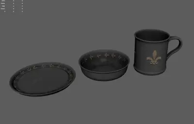 水杯 碗 盘子 餐具