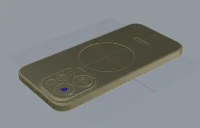 oppo Reno 15 Pro手机外观rhino模型