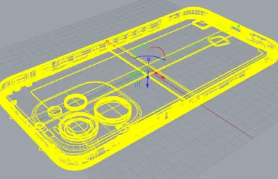 oppo Reno 15手机rhino模型