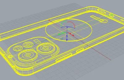 oppo Reno 15 Pro手机外观rhino模型