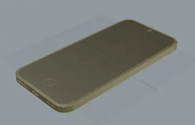 oppo Reno 15 Pro手机外观rhino模型