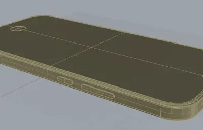 oppo Reno 15 Pro手机外观rhino模型