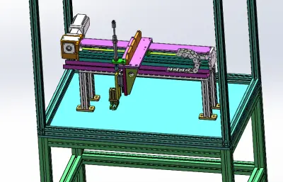 自动取料滑台机械手装配