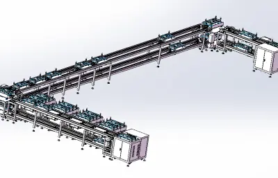U型倍速链装配线