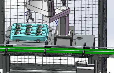 流水线机器人装盘机