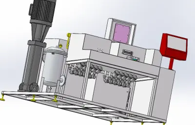 双工位高压喷淋清洗机
