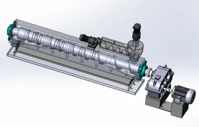 卧式摆线螺杆机