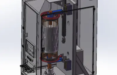鼠笼式转子铜端环焊接装
