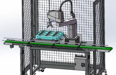 流水线机器人装盘机