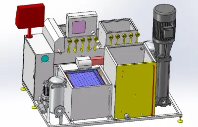 双工位高压喷淋清洗机