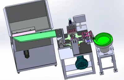 乒乓球上打孔插入塞子机
