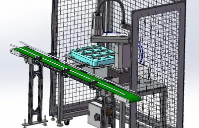 流水线机器人装盘机