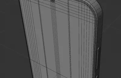 红米REDMI K90 Pro Max手机模型 C4D2024 KSP FBX