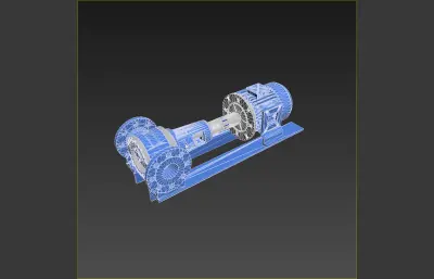 内啮合齿轮泵塌陷模型