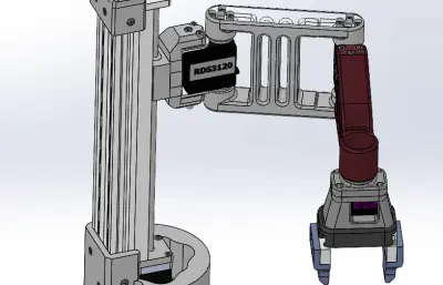 小型斯卡拉机器人模型