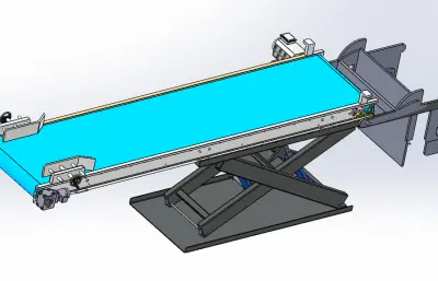 纸箱打包机输送机构