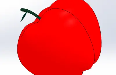 红苹果模型