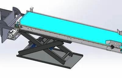 纸箱打包机输送机构