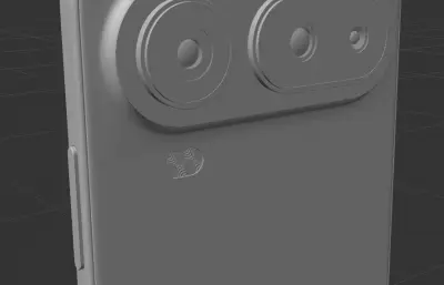 荣耀Magic8 Pro Air C4D手机模型,有FBX,KSP格式