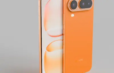 荣耀Magic8 Pro Air C4D手机模型,有FBX,KSP格式