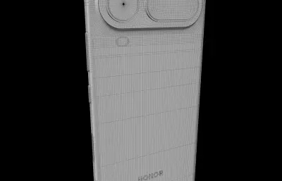 荣耀Magic8 Pro Air C4D手机模型,有FBX,KSP格式