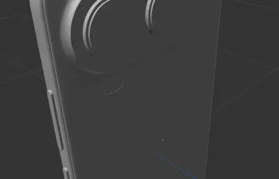 荣耀Magic8 Pro Air C4D手机模型,有FBX,KSP格式