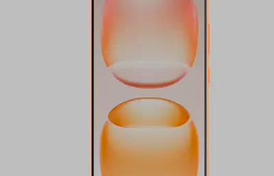 荣耀Magic8 Pro Air C4D手机模型,有FBX,KSP格式