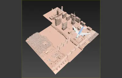 卡通城市 飞行城市